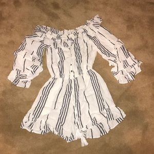 AE striped romper